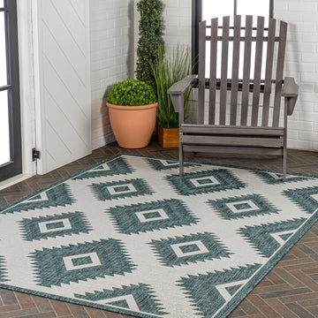 Lior Geometric Moroccan Diamond Area Rug